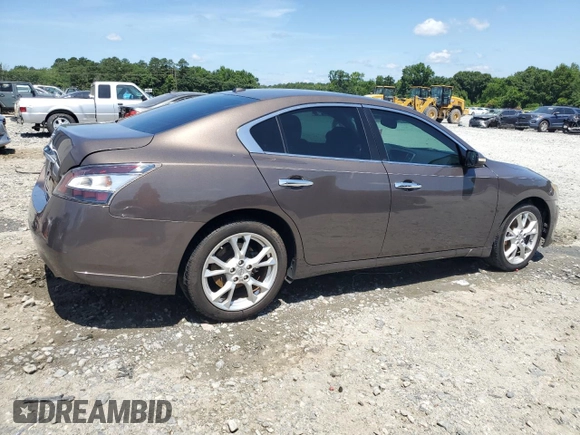 2014 Nissan Maxima SV with VIN 1N4AA5AP6EC482902, listed as a Copart auction lot 61154745 with 134,007 mi miles and Salvage title. Bid and sale history available at DreamBid. Image 3.