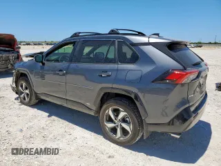 2025 Toyota RAV4 SE with VIN JTMCB3FV5SD244265, listed as a Copart auction lot 66194265 with 1,636 mi miles and Salvage title. Bid and sale history available at DreamBid. Image 2.