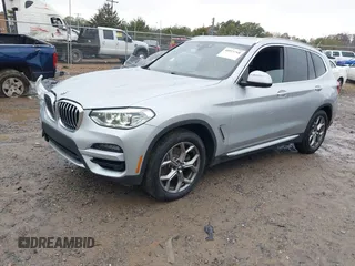2020 BMW X3 xDrive30i with VIN 5UXTY5C02L9D08948, listed as a IAAI auction lot 40915768 with 72,276 mi miles and . Bid and sale history available at DreamBid. Image 2.