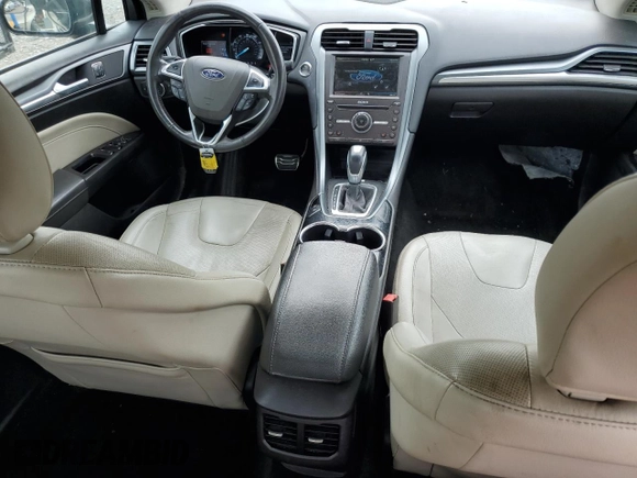 2016 Ford Fusion Titanium with VIN 3FA6P0K95GR158075, listed as a Copart auction lot 64476715 with 137,656 mi miles and Salvage title. Bid and sale history available at DreamBid. Image 8.