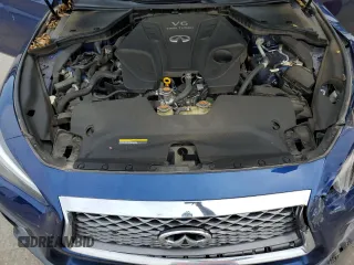 2019 Infiniti Q50 3.0t Signature Edition with VIN JN1EV7AP6KM540642, listed as a Copart auction lot 64402524 with 43,677 mi miles and Salvage Title. Bid and sale history available at carsss.com. Image 12.