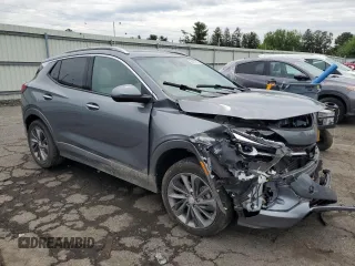 2021 Buick Encore GX Essence with VIN KL4MMGSL6MB168476, listed as a Copart auction lot 64401285 with 19,609 mi miles and Salvage title. Bid and sale history available at DreamBid. Image 4.