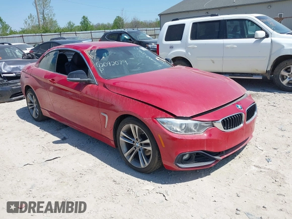 2014 BMW 4 Series 428i xDrive with VIN WBA3T1C56EPS98728, listed as a IAAI auction lot 42092079 with 102,856 mi miles and . Bid and sale history available at carsss.com. Image 1.