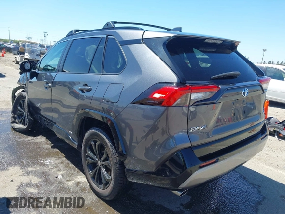 2022 Toyota RAV4 Hybrid SE with VIN 4T3T6RFV1NU068121, listed as a IAAI auction lot 42304467 with Not provided miles and . Bid and sale history available at DreamBid. Image 3.