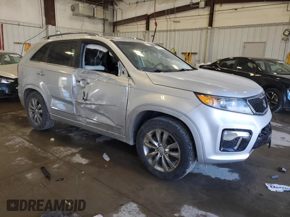 2012 Kia Sorento SX with VIN 5XYKWDA21CG197807, listed as a Copart auction lot 55948875 with 113,795 mi miles and Non repairable. Bid and sale history available at DreamBid. Image 4.