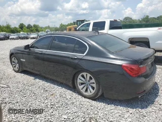 2012 BMW 7 Series 740Li with VIN WBAKB4C55CC577012, listed as a Copart auction lot 62151725 with 111,320 mi miles and Salvage title. Bid and sale history available at DreamBid. Image 2.