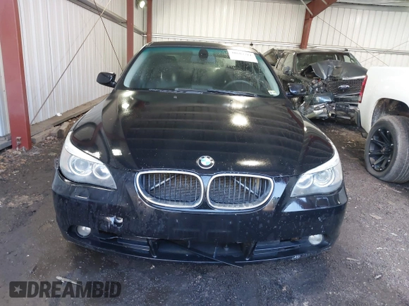 2005 BMW 5 Series 530i with VIN WBANA73545B049083, listed as a IAAI auction lot 41687711 with 206,013 mi miles. Bid and sale history available at carsss.com. Image 12.