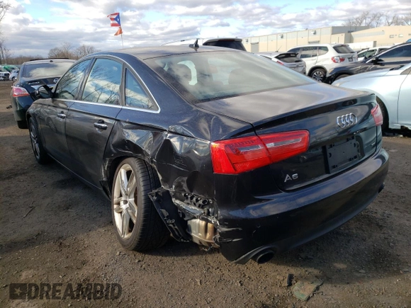 2015 Audi A6 2.0T Premium Plus with VIN WAUGFAFC3FN004928, listed as a Copart auction lot 37121273 with 160,887 mi miles. Bid and sale history available at carsss.com. Image 2.