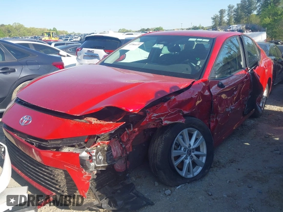 2025 Toyota Camry LE with VIN 4T1DAACK1SU042282, listed as a IAAI auction lot 41986639 with Not Provided miles and . Bid and sale history available at DreamBid. Image 2.