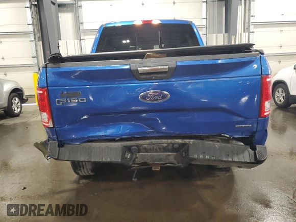 2015 Ford F-150 XLT with VIN 1FTEW1EF8FFA39867, listed as a Copart auction lot 57113965 with 86,807 mi miles and Salvage title. Bid and sale history available at DreamBid. Image 6.
