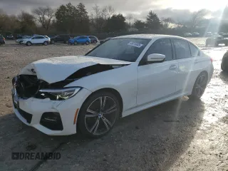 2021 BMW 3 Series 330i xDrive with VIN 3MW5R7J09M8C06087, listed as a Copart auction lot 45015635 with 34,034 mi miles and Salvage Title. Bid and sale history available at carsss.com. Image 1.
