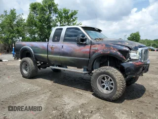2006 Ford F-250 XL with VIN 1FTSX21P56EB39497, listed as a Copart auction lot 63044015 with 123,972 mi miles and Clean title. Bid and sale history available at DreamBid. Image 4.