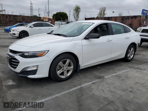 2019 Chevrolet Malibu LS with VIN 1G1ZB5ST1KF121490, listed as a Copart auction lot 49712815 with 37,710 mi miles and Salvage Title. Bid and sale history available at DreamBid. Image 1.