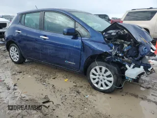 2016 Nissan LEAF S with VIN 1N4AZ0CP4GC307172, listed as a Copart auction lot 41990693 with 83,779 mi miles. Bid and sale history available at carsss.com. Image 4.