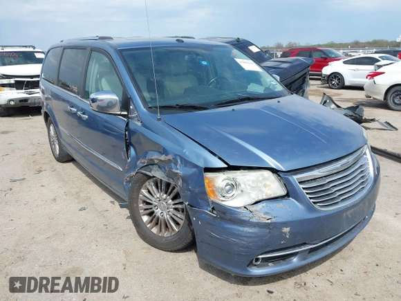 2011 Chrysler Town & Country Limited with VIN 2A4RR6DG0BR716004, listed as a IAAI auction lot 41885649 with 235,612 mi miles. Bid and sale history available at carsss.com. Image 1.