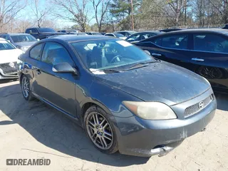 2005 Scion tC with VIN JTKDE177950016483, listed as a IAAI auction lot 41419579 with 370,000 mi miles. Bid and sale history available at carsss.com. Image 1.
