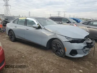 2024 BMW 5 Series 530i xDrive with VIN WBA53FJ07RCP74205, listed as a Copart auction lot 78215114 with 7,688 mi miles and Salvage Title. Bid and sale history available at carsss.com. Image 4.