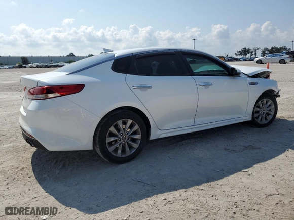 2017 Kia Optima LX with VIN 5XXGT4L35HG126495, listed as a Copart auction lot 66747174 with 104,265 mi miles and Salvage Title. Bid and sale history available at carsss.com. Image 3.