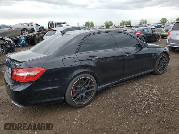 2011 Mercedes-Benz E 63 AMG with VIN WDDHF7HB8BA432130, listed as a Copart auction lot 61106204 with 165,952 mi miles and Salvage title. Bid and sale history available at DreamBid. Image 3.