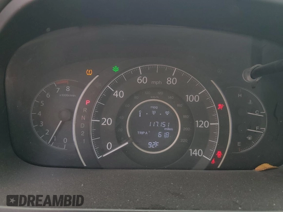 2014 Honda CR-V LX with VIN 2HKRM3H37EH560524, listed as a Copart auction lot 51109755 with 117,151 mi miles and Salvage Title. Bid and sale history available at carsss.com. Image 9.