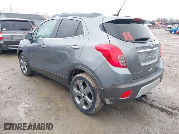 2014 Buick Encore with VIN KL4CJASB7EB592744, listed as a IAAI auction lot 41991047 with 92,702 mi miles. Bid and sale history available at carsss.com. Image 3.
