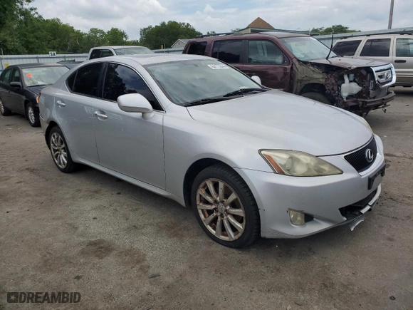 2008 Lexus IS 250 with VIN JTHCK262785019508, listed as a Copart auction lot 64173844 with 275,813 mi miles and Clean Title. Bid and sale history available at carsss.com. Image 4.