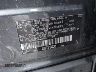 2021 Toyota RAV4 Hybrid XSE with VIN 2T3E6RFV4MW004081, listed as a IAAI auction lot 42300195 with 63,238 mi miles and . Bid and sale history available at DreamBid. Image 9.