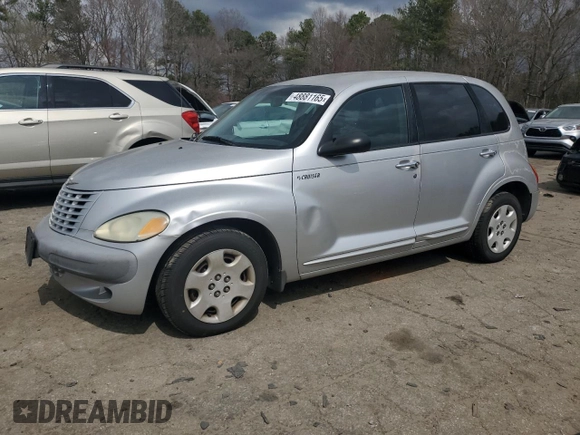 2003 Chrysler PT Cruiser with VIN 3C4FY48B43T567223, listed as a Copart auction lot 51205725 with 161,469 mi miles and Non repairable. Bid and sale history available at DreamBid. Image 1.