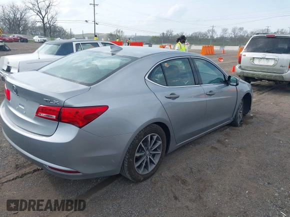 2019 Acura TLX with VIN 19UUB1F38KA010003, listed as a IAAI auction lot 41905610 with 28,644 mi miles. Bid and sale history available at carsss.com. Image 4.