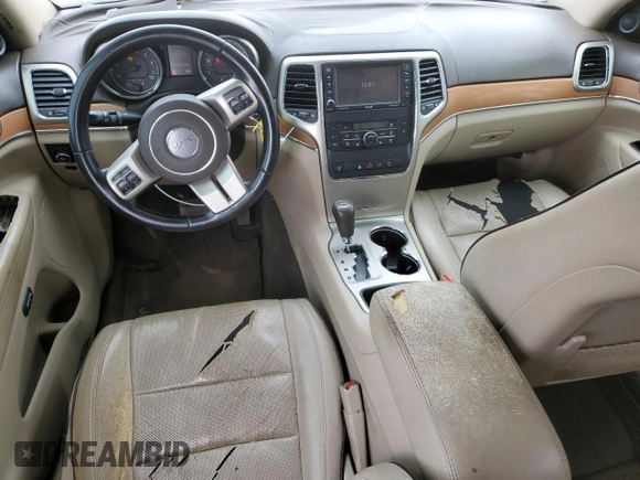 2011 Jeep Grand Cherokee Overland with VIN 1J4RS6GG7BC684628, listed as a Copart auction lot 44853645 with 187,519 mi miles and Clean Title. Bid and sale history available at DreamBid. Image 8.