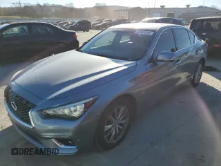 2019 Infiniti Q50 3.0t LUXE with VIN JN1EV7AP2KM512370, listed as a Copart auction lot 83541244 with 101,366 mi miles and Clean Title. Bid and sale history available at carsss.com. Image 1.