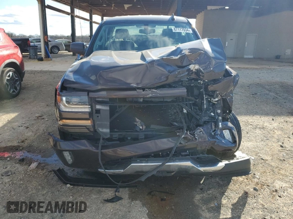 2016 Chevrolet Silverado 1500 LT with VIN 1GCVKREC7GZ251840, listed as a Copart auction lot 87117034 with 112,042 mi miles and Salvage Title. Bid and sale history available at carsss.com. Image 5.