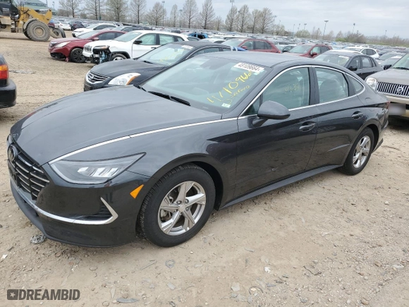 2022 Hyundai Sonata SE with VIN 5NPEG4JA0NH144982, listed as a Copart auction lot 48109664 with 27,634 mi miles and Non Repairable. Bid and sale history available at carsss.com. Image 1.