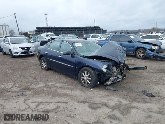 2008 Buick LaCrosse CXL with VIN 2G4WD582181259934, listed as a IAAI auction lot 41913553 with 97,708 mi miles. Bid and sale history available at carsss.com. Image 1.