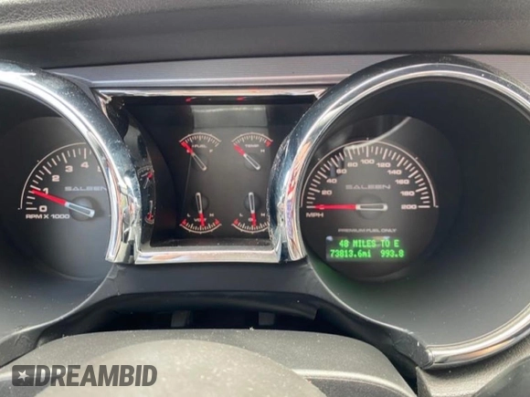2007 Ford Mustang GT Deluxe with VIN 1ZVFT82H075200647, listed as a Copart auction lot 43918585 with 73,813 mi miles and Clean Title. Bid and sale history available at DreamBid. Image 8.