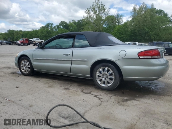 2004 Chrysler Sebring Limited z VIN 1C3EL65R74N181053, wystawiony jako Copart lot #57616835 z przebiegiem 90 898 mil mil oraz Szkoda całkowita • Salvage title. Historia ofert i sprzedaży dostępna na DreamBid. Obrazek 2.