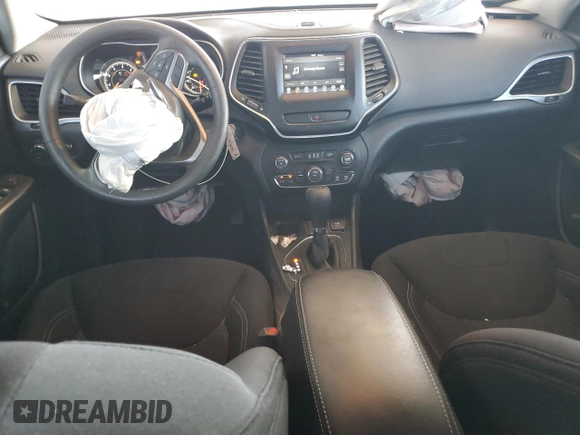 2020 Jeep Cherokee Latitude with VIN 1C4PJLCB1LD543946, listed as a Copart auction lot 56548405 with 112,387 mi miles and Salvage title. Bid and sale history available at DreamBid. Image 8.