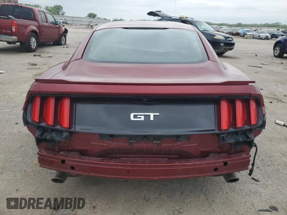 2016 Ford Mustang GT с VIN 1FA6P8CF5G5317604, выставлен на аукционе Copart как лот 54589705 с пробегом Не указан миль и Списание • Salvage title. История ставок и продаж доступна на DreamBid. Изображение 6.