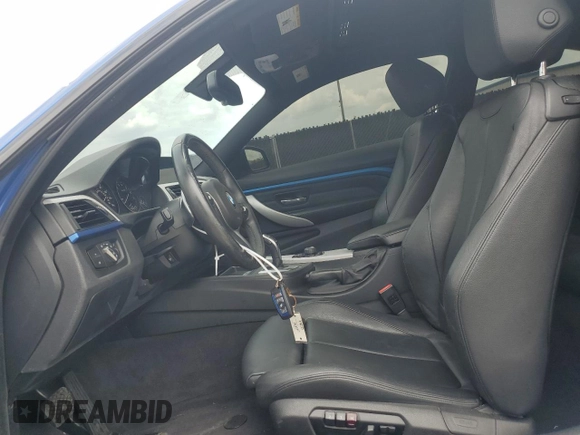 2014 BMW 4 Series 428i with VIN WBA3N3C51EK230632, listed as a Copart auction lot 56192095 with 115,595 mi miles and Salvage title. Bid and sale history available at DreamBid. Image 7.