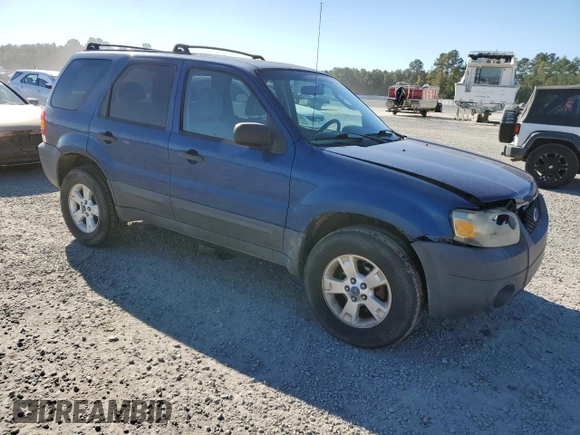 2007 Ford Escape XLT with VIN 1FMYU03Z67KA04033, listed as a Copart auction lot 76487314 with 162,300 mi miles and Salvage Title. Bid and sale history available at carsss.com. Image 4.