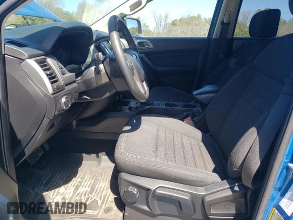 2021 Ford Ranger XL with VIN 1FTER4FH7MLD89272, listed as a Copart auction lot 50009035 with 48,725 mi miles and Salvage title. Bid and sale history available at DreamBid. Image 7.