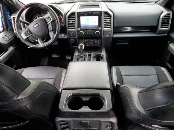 2020 Ford F-150 Raptor with VIN 1FTFW1RG2LFB42527, listed as a Copart auction lot 53603035 with 59,009 mi miles and Salvage Title. Bid and sale history available at carsss.com. Image 8.