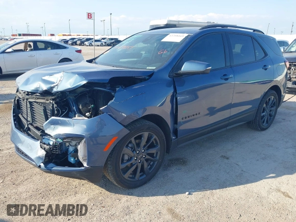 2024 Chevrolet Equinox RS with VIN 3GNAXWEG4RL166568, listed as a IAAI auction lot 42218169 with 14,019 mi miles and . Bid and sale history available at DreamBid. Image 17.
