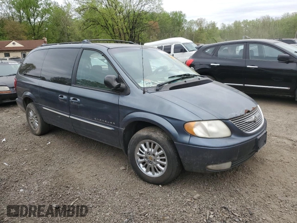 2001 Chrysler Town & Country Limited with VIN 2C8GP64L51R208544, listed as a Copart auction lot 53627495 with 0 mi miles and Salvage Title. Bid and sale history available at carsss.com. Image 4.