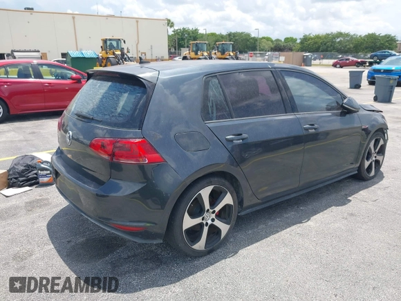 2015 Volkswagen GTI SE with VIN 3VW4T7AU0FM043274, listed as a IAAI auction lot 42191448 with 108,094 mi miles and . Bid and sale history available at DreamBid. Image 4.