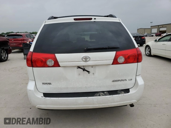 2006 Toyota Sienna CE с VIN 5TDZA23C66S513989, выставлен на аукционе Copart как лот 55270195 с пробегом 181 365 миль миль и Списание • Salvage title. История ставок и продаж доступна на DreamBid. Изображение 6.