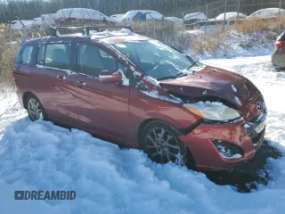 2013 Mazda 5 Touring with VIN JM1CW2CLXD0153178, listed as a Copart auction lot 86957974 with 142,208 mi miles and Salvage Title. Bid and sale history available at carsss.com. Image 4.
