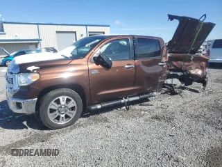2014 Toyota Tundra 4WD Truck Platinum with VIN 5TFAW5F16EX411904, listed as a Copart auction lot 45491005 with 68,233 mi miles and Salvage Title. Bid and sale history available at carsss.com. Image 1.