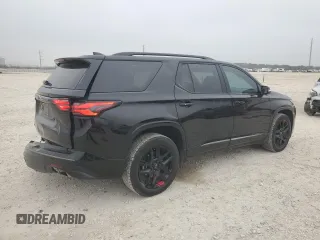 2022 Chevrolet Traverse Premier with VIN 1GNERKKW7NJ184791, listed as a Copart auction lot 44900045 with 36,796 mi miles and Salvage title. Bid and sale history available at DreamBid. Image 3.