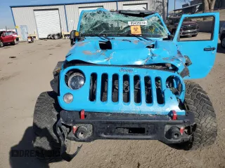 2017 Jeep Wrangler Unlimited Rubicon Recon with VIN 1C4BJWFG0HL582320, listed as a Copart auction lot 85435514 with 123,332 mi miles and Salvage title. Bid and sale history available at DreamBid. Image 5.